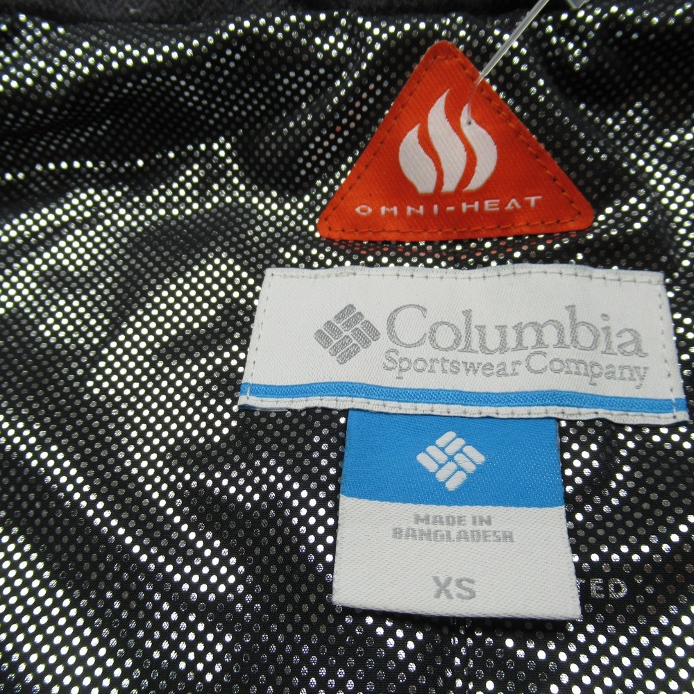 Columbia Jacket Womens XS‎ Black Plaid Omni Heat Belted Heavyweight Trench Coat - Picture 4 of 16